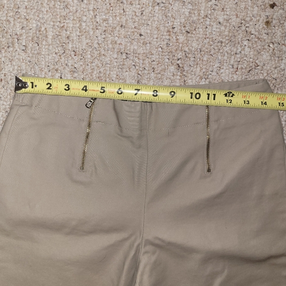 Kenneth Cole Tan/Khaki Pants with Zipper Detailing - Picture 6 of 6